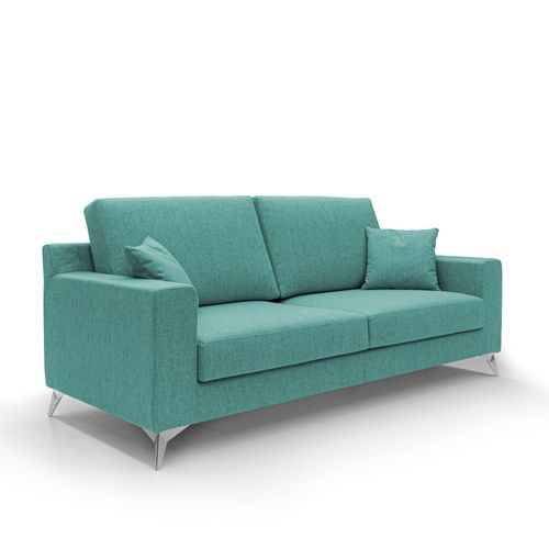Michael Canapé En Tissu Imperméable Antitache T03 146 Cm Vert Aquamarine
