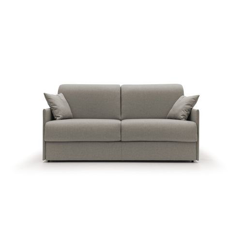 Evans Canapé Lit Convertible En Tissu Imperméable T13 149 Cm (mat. 120x197) Taupe