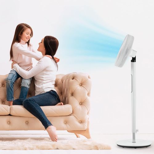 Spring X9 Ventilateur Sur Pied Silencieux Et Puissant Avec Télécommande - 9 Vitesses + Turbo Et Eco