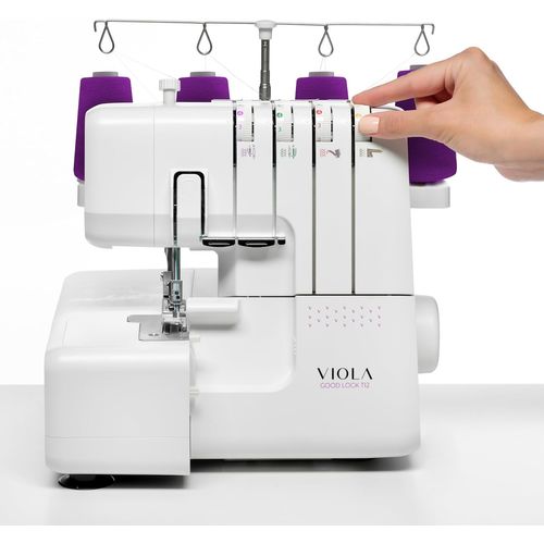 Viola T12 Surjeteuse Avec Différentiel, Enfilage Simplifié, Machine à Coudre