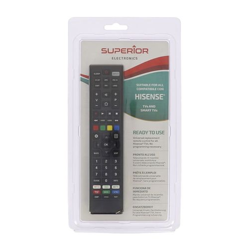 Telecommande Universelle Pour Televiseur Hisense  01989 Pour Televiseur