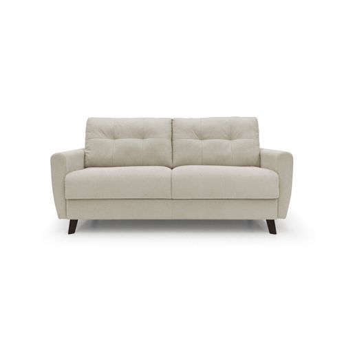 Callisto Canapé Lit Convertible En Tissu Doux Imperméable T02 168 Cm (mat. 120x197) Creme