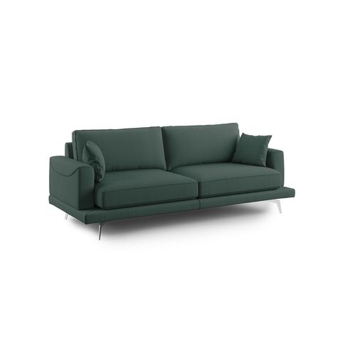 Dorian Canapé Moderne En Tissu Doux Anti-tache T05 178 Cm Vert