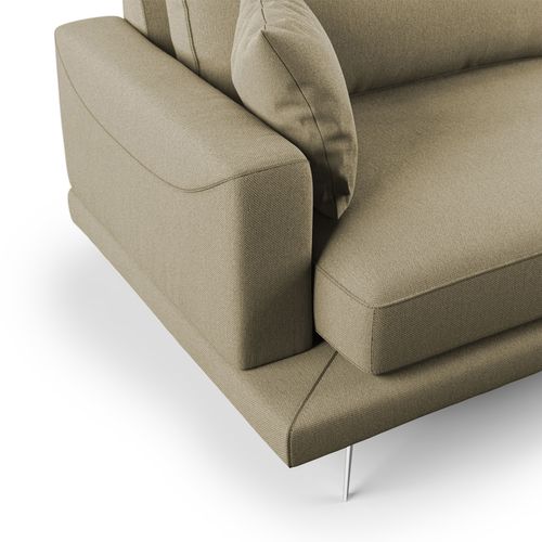 Dorian Canapé Moderne En Tissu Doux Anti-tache T05 178 Cm Camel