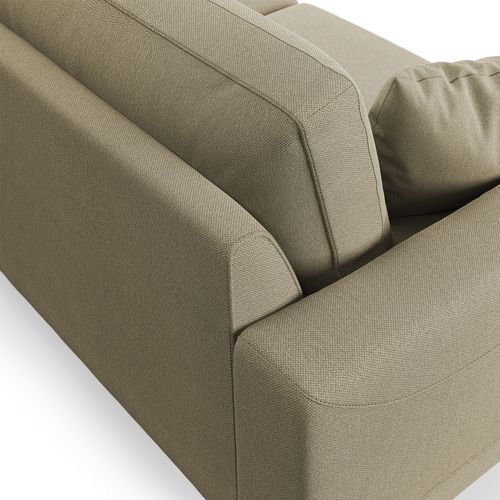 Dorian Canapé Moderne En Tissu Doux Anti-tache T05 178 Cm Camel