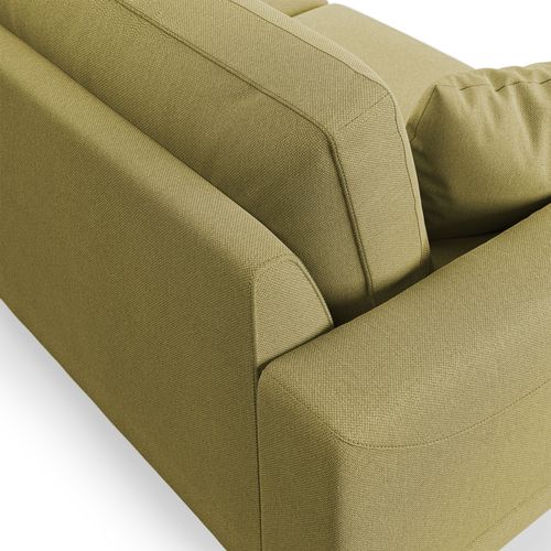 Dorian Canapé Moderne En Tissu Doux Anti-tache T05 178 Cm Jaune