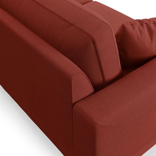 Dorian Canapé Moderne En Tissu Doux Anti-tache T05 198 Cm Rouge