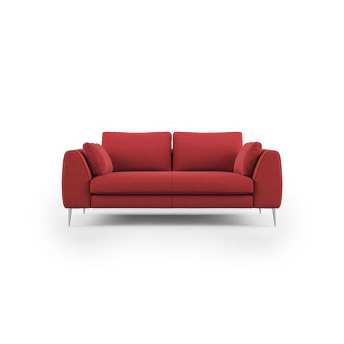 Plano Canapé Moderne En Microfibre Technique Détachable T11 176 Cm Rouge