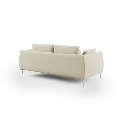 Plano Canapé Moderne En Microfibre Technique Détachable T11 216 Cm Creme