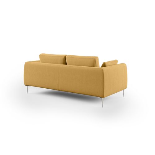 Plano Canapé Moderne En Microfibre Technique Détachable T11 216 Cm Jaune