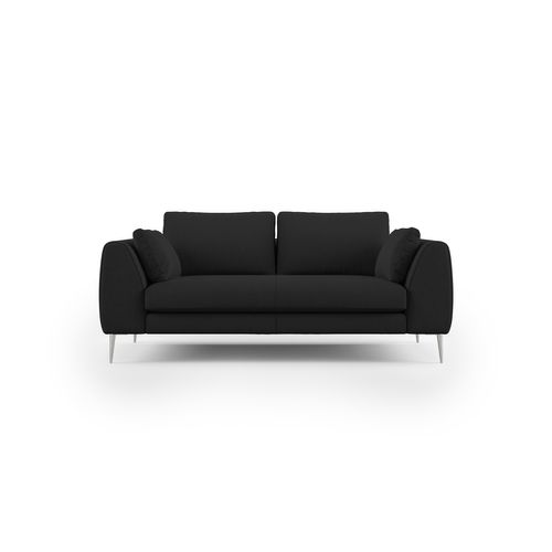 Plano Canapé Moderne En Microfibre Technique Détachable T11 216 Cm Noir
