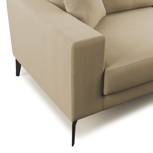 Prestige Canapé Moderne En Microfibre Détachable T11 146 Cm Beige
