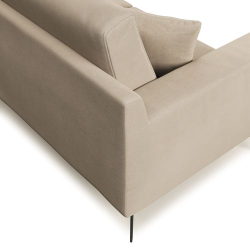 Prestige Canapé Moderne En Microfibre Détachable T11 146 Cm  Taupe