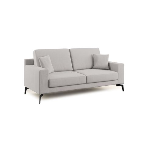 Prestige Canapé Moderne En Microfibre Détachable T11 146 Cm Gris Clair