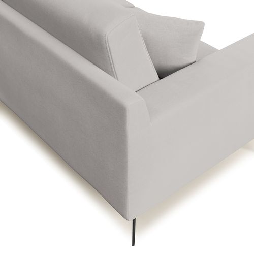 Prestige Canapé Moderne En Microfibre Détachable T11 146 Cm Gris Clair