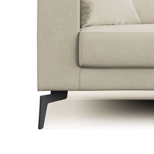 Prestige Canapé Moderne En Microfibre Détachable T11 166 Cm  Creme