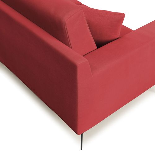 Prestige Canapé Moderne En Microfibre Détachable T11 186 Cm Rouge