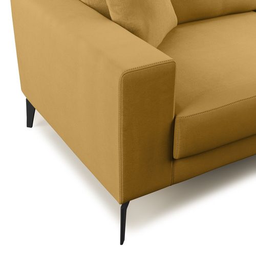 Prestige Canapé Moderne En Microfibre Détachable T11 186 Cm  Jaune