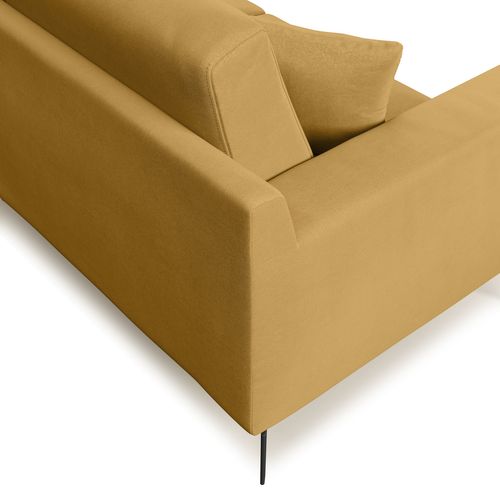Prestige Canapé Moderne En Microfibre Détachable T11 186 Cm  Jaune
