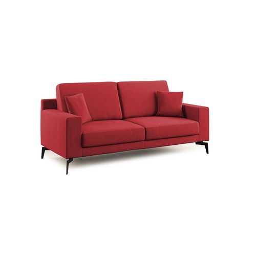 Prestige Canapé Moderne En Microfibre Détachable T11 206 Cm  Rouge