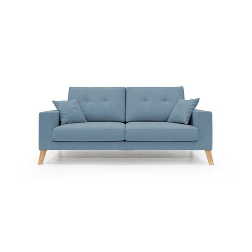 Danish Canapé Moderne En Tissu Doux Imperméable T02 146 Cm Bleu Pastel