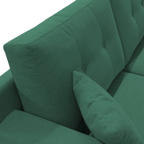 Danish Canapé Moderne En Tissu Doux Imperméable T02 146 Cm Vert