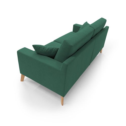 Danish Canapé Moderne En Tissu Doux Imperméable T02 166 Cm Vert