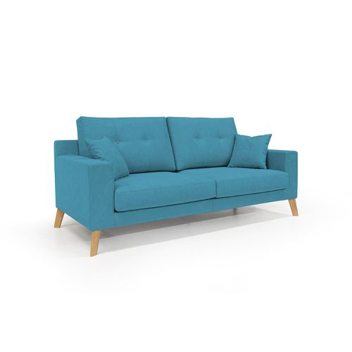 Danish Canapé Moderne En Tissu Doux Imperméable T02 186 Cm Bleu Ciel