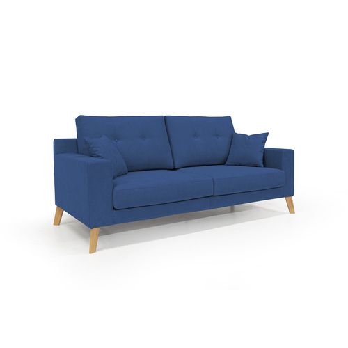 Danish Canapé Moderne En Tissu Doux Imperméable T02 186 Cm Bleu