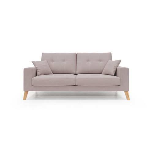 Danish Canapé Moderne En Tissu Doux Imperméable T02 206 Cm Rose