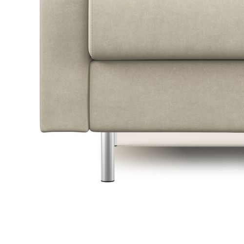 Megan Canapé Convertible En Microfibre Détachable T11 168 Cm (mat. 120x197) Creme