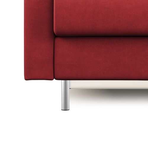 Megan Canapé Convertible En Microfibre Détachable T11 188 Cm (mat. 140x197) Rouge