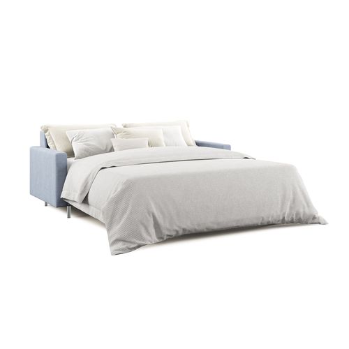 Megan Canapé Convertible En Microfibre Détachable T11 188 Cm (mat. 140x197) Bleu Pastel