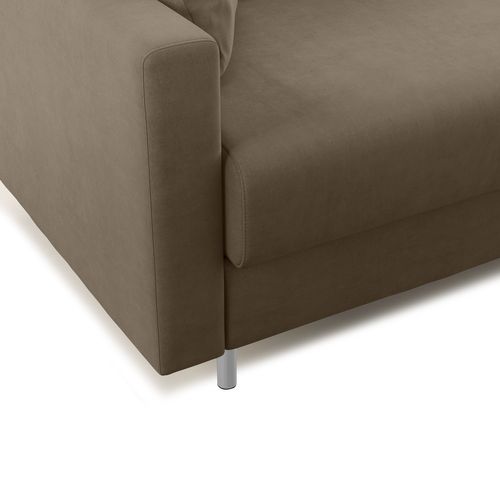 Megan Canapé Convertible En Microfibre Détachable T11 208 Cm (mat. 160x197) Brun