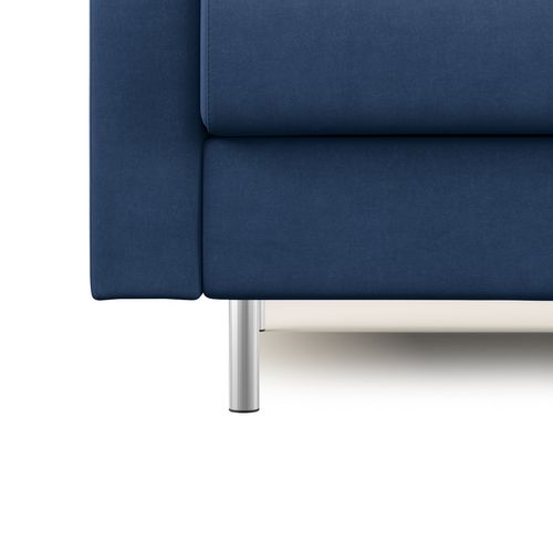 Megan Canapé Convertible En Microfibre Détachable T11 208 Cm (mat. 160x197) Bleu