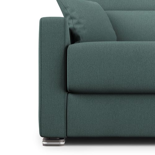 Amber Canapé Lit Convertible En Tissu Détachable T05 191 Cm (mat. 140x197)  Vert