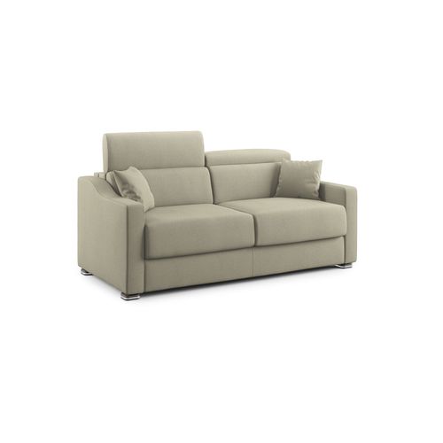 Amber Canapé Lit Convertible En Tissu Détachable T05 191 Cm (mat. 140x197) Creme