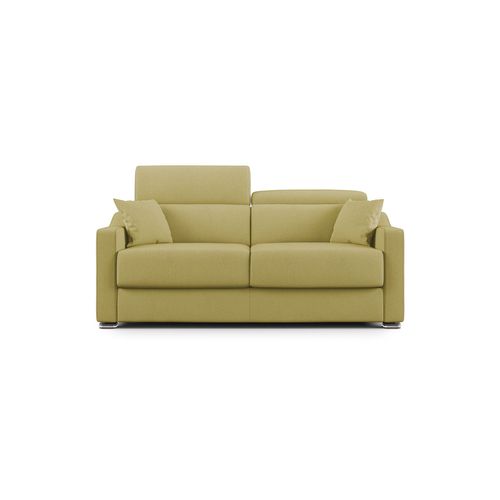 Amber Canapé Lit Convertible En Tissu Détachable T05 211 Cm (mat. 160x197)  Jaune