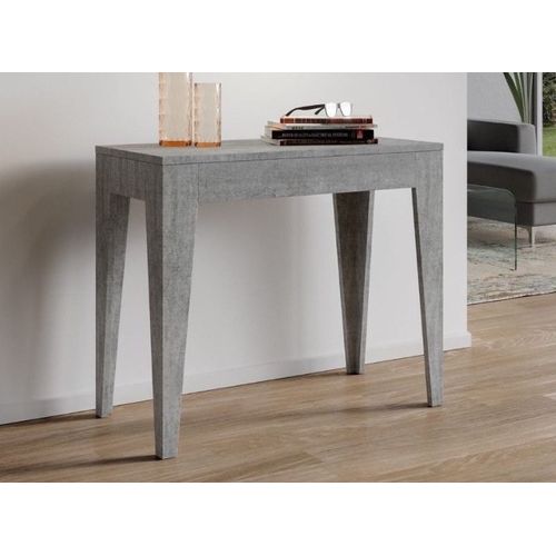 Console Extensible 90x42/198 Cm Isotta Small Ciment