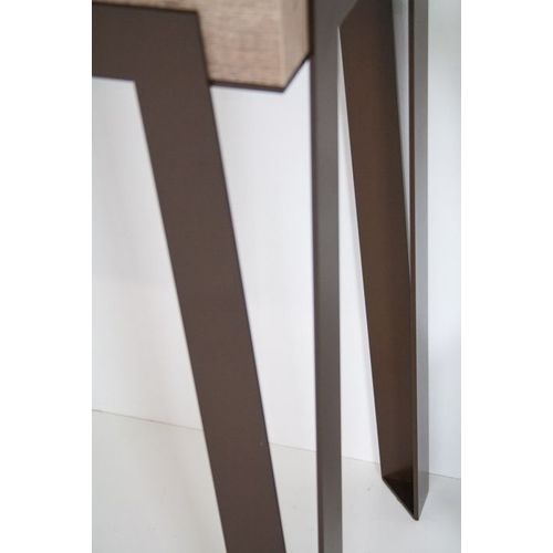 Console Extensible 90x40/196 Cm Rio Small Noyer Cadre Ruille