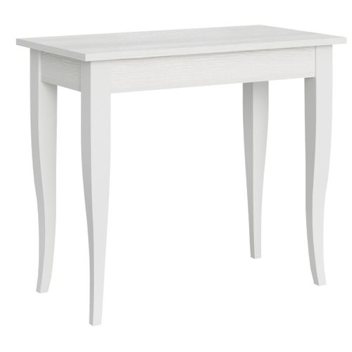 Console Extensible 90x48/204 Cm Sciabola Small Frêne Blanc