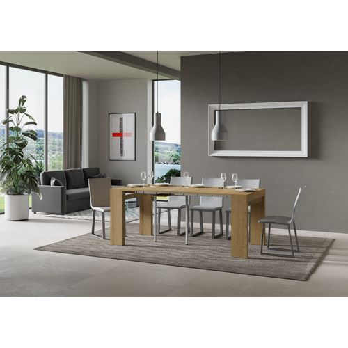 Console Extensible 90x40/196 Cm Roxell Small Chêne Nature