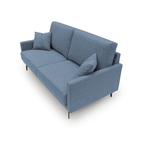 Saturno Canapé Moderne En Tissu Doux Imperméable T03 140 Cm Bleu