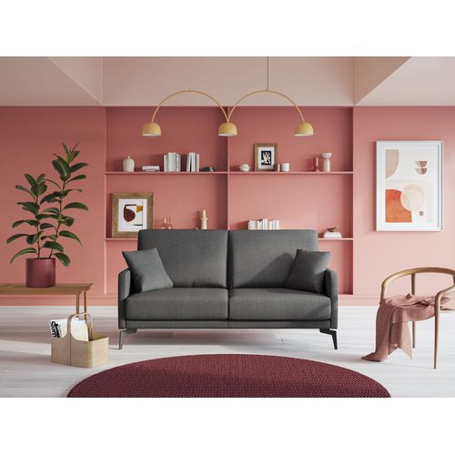 Saturno Canapé Moderne En Tissu Doux Imperméable T03 180 Cm Jaune