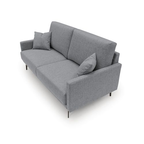 Saturno Canapé Moderne En Tissu Doux Imperméable T03 140 Cm Gris