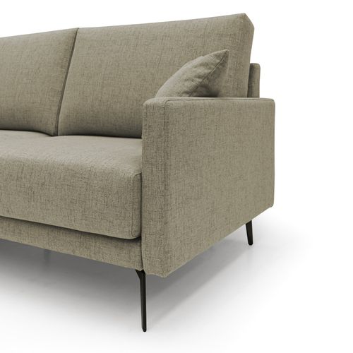 Saturno Canapé Moderne En Tissu Doux Imperméable T03 140 Cm Brun