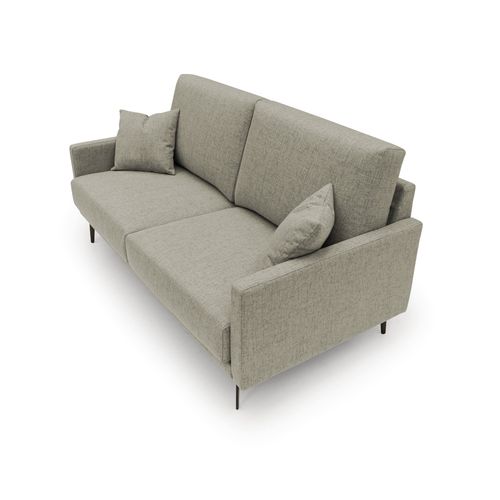 Saturno Canapé Moderne En Tissu Doux Imperméable T03 140 Cm Taupe