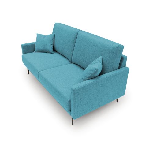 Saturno Canapé Moderne En Tissu Doux Imperméable T03 140 Cm Bleu Ciel