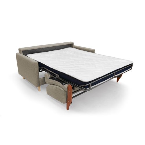 Edgar Canapé Lit Convertible En Tissu Felis Imperméable T03 180 Cm (mat. 140x197) Brun