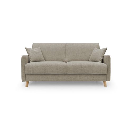 Edgar Canapé Lit Convertible En Tissu Felis Imperméable T03 180 Cm (mat. 140x197) Brun